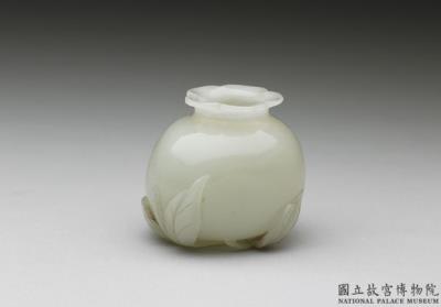 图片[2]-Jade water holder in the shape of a pomegranate, Qing dynasty (1644-1911)-China Archive